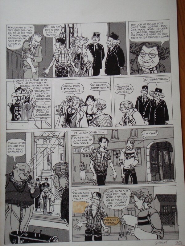 Goudard par Jean-Pierre Gibrat, Jackie Berroyer - Planche originale