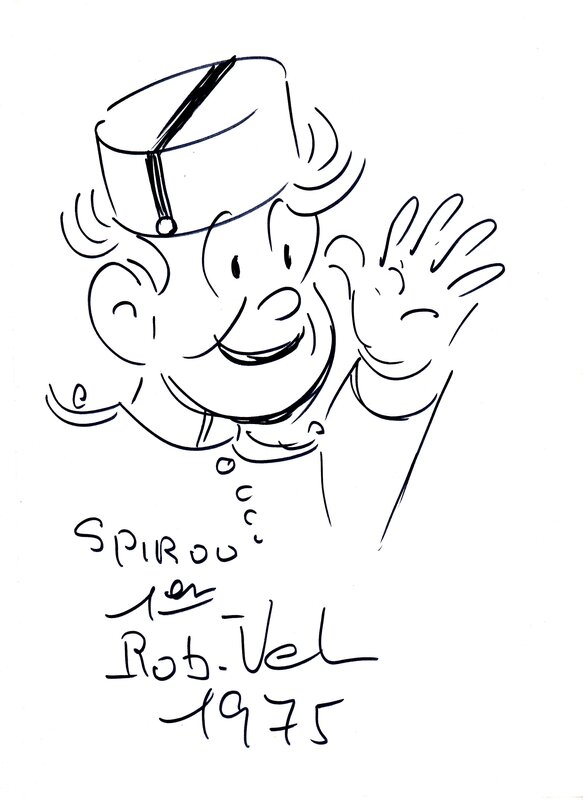 Spirou 1er par Rob-Vel - Dédicace