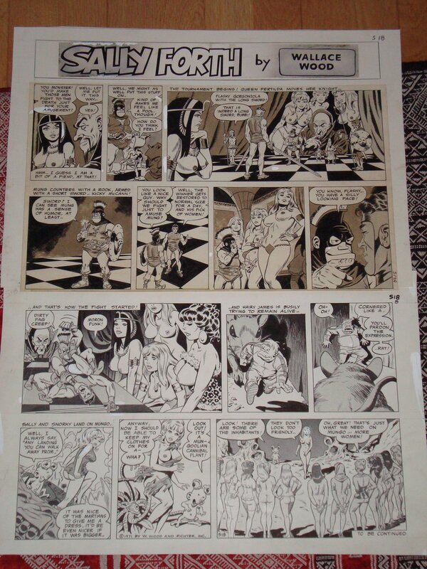 Sally FORTH par Wally Wood - Planche originale