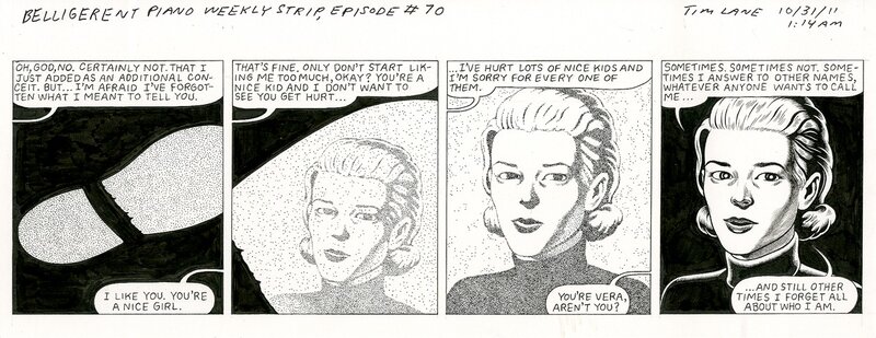 Belligerent piano, épisode 70, par Tim Lane - Comic Strip