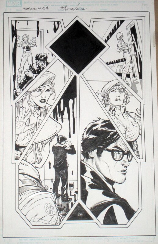 Terry Dodson, Rachel Dodson, Dodson - Uncanny X-Men #519 p17 - Planche originale