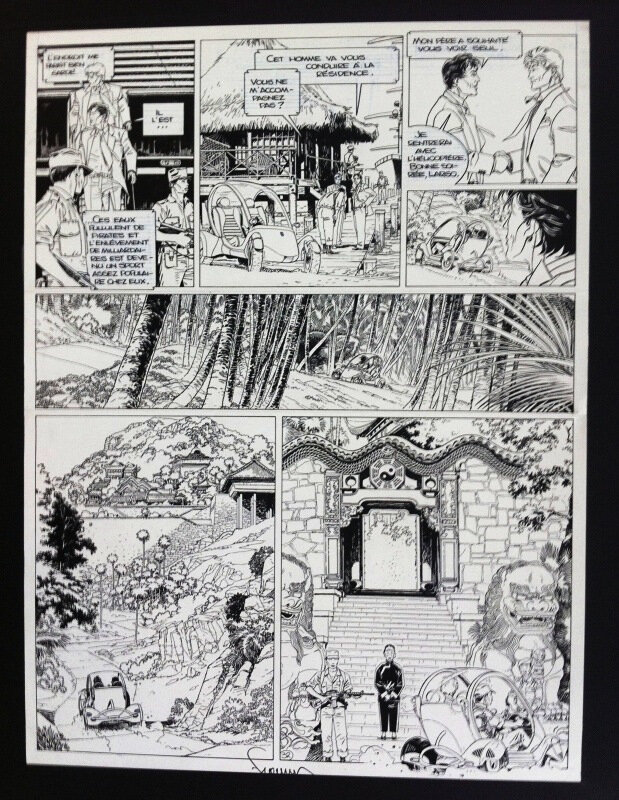 Francq, Largo Winch 2 - Planche originale