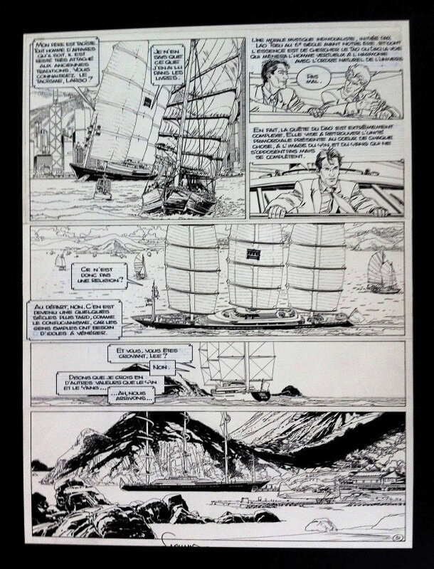 Francq, Largo Winch 1 - Planche originale