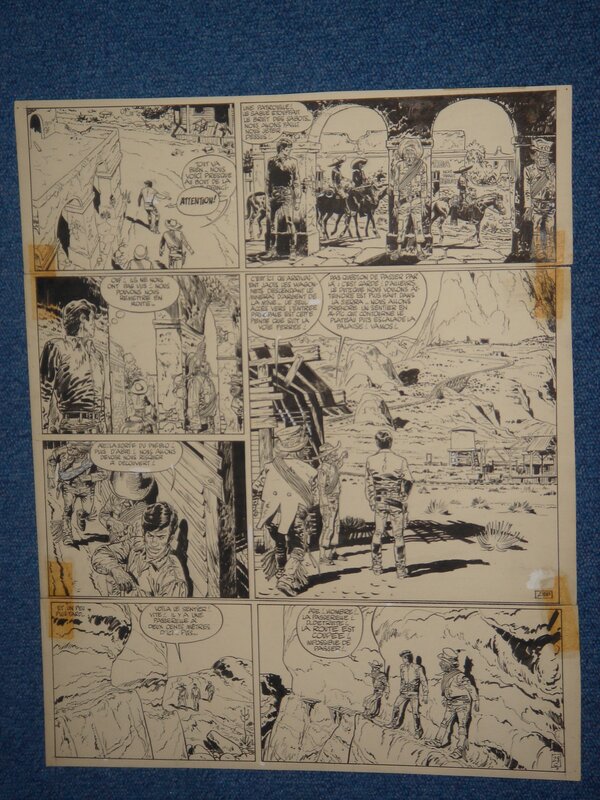 Blueberry par Jean Giraud, Jean-Michel Charlier - Planche originale