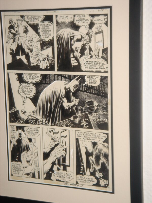 Swamp THING par Berni Wrightson - Planche originale