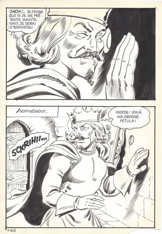 Maghella #1 P163 par Dino Leonetti - Planche originale