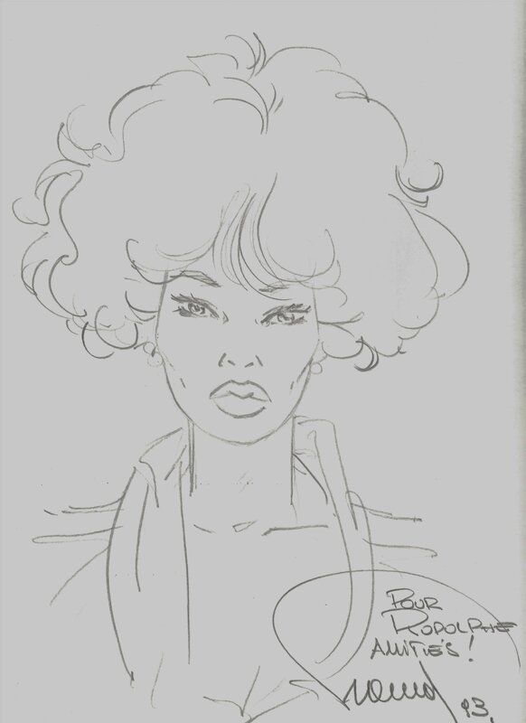 Marilyn Apfelmond by Philippe Francq - Sketch