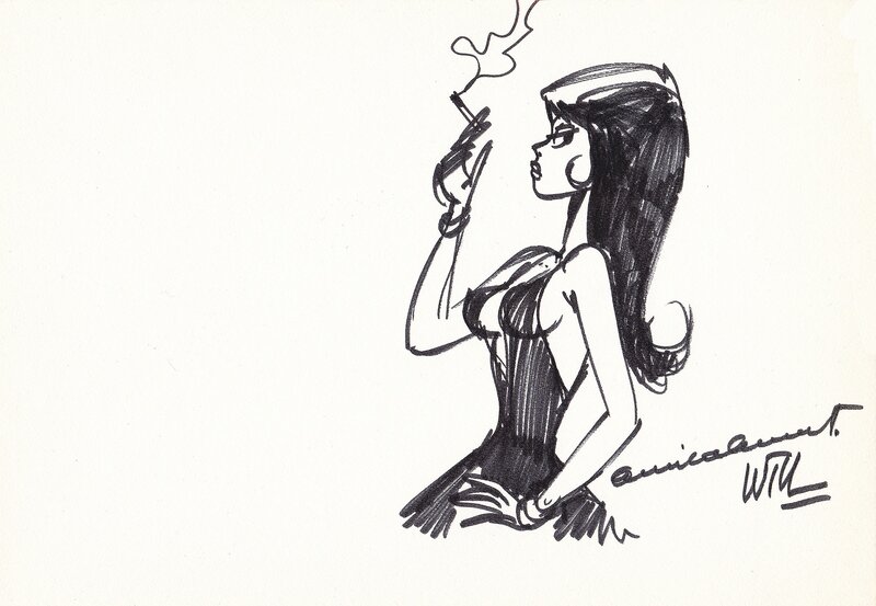 Will, Femme à la cigarette - Sketch