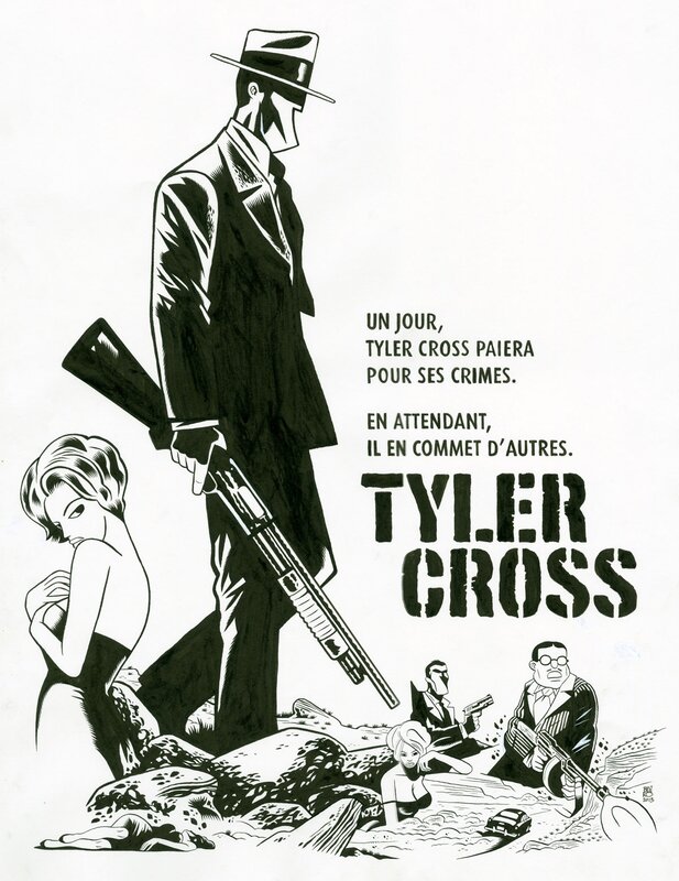 Tyler Cross par Brüno - Illustration originale