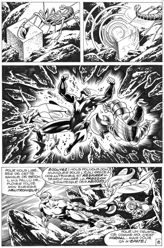Jean-Yves Mitton, Marcel Navarro, Mikros #7 - Le grand fléau - Comic Strip