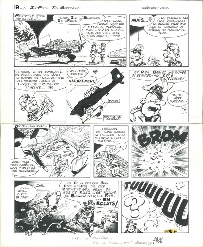 Pierre Seron, Les Petits Hommes Tome 3 Page 19 - Planche originale