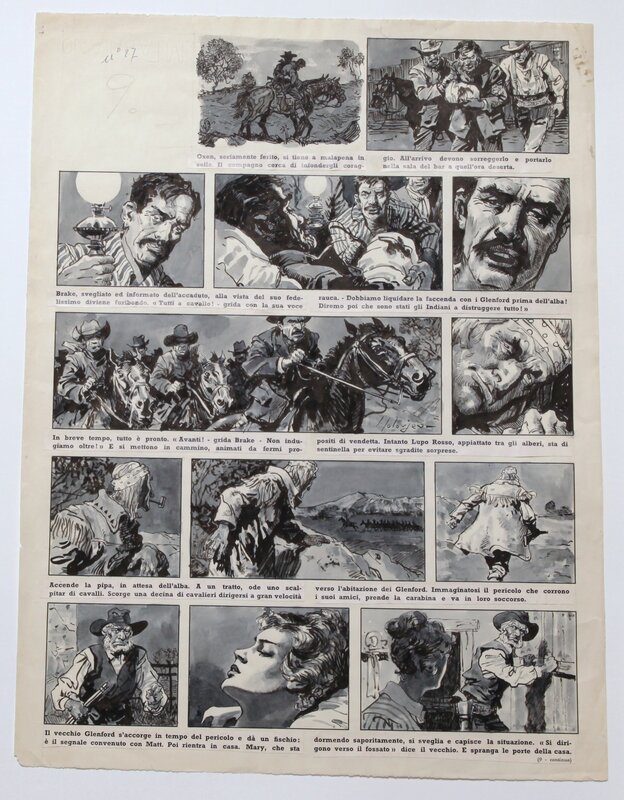 Western italien paru dans Lo scolaro en 1959 by Sergej Solovjev - Comic Strip