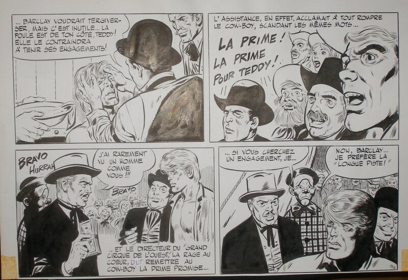 Teddy Ted par Gérald Forton, Roger Lécureux - Planche originale