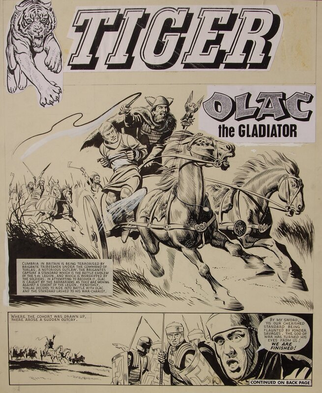 Olac THE GLADIATOR by Gerry Embleton - Comic Strip