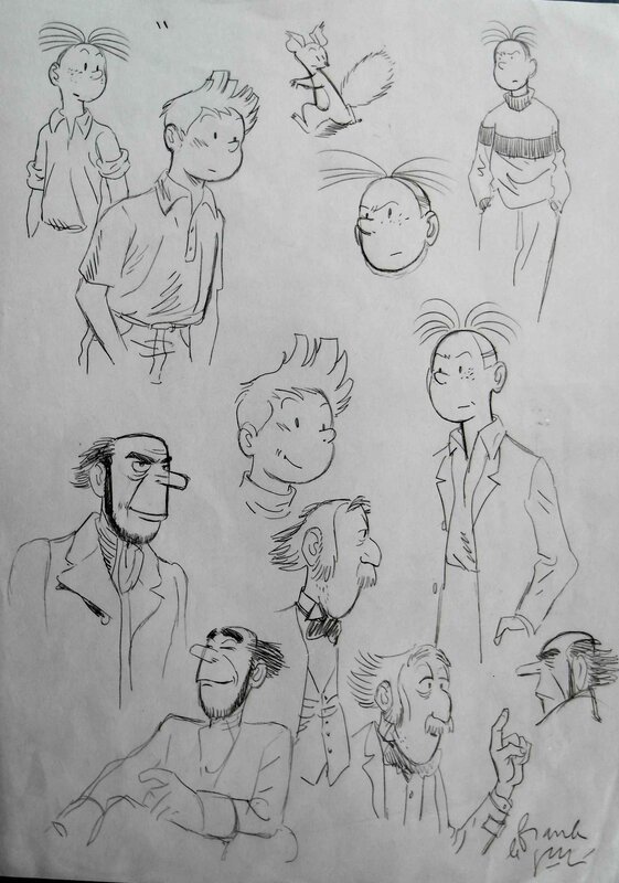 Frank Le Gall, Spirou: Published drawings - Comic Strip