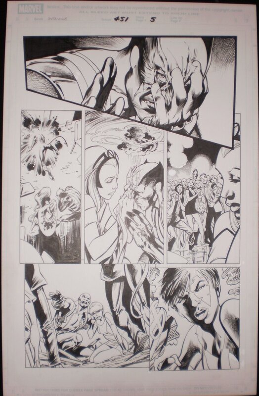 Uncanny x-men 451 Alan DAVIS - Planche originale