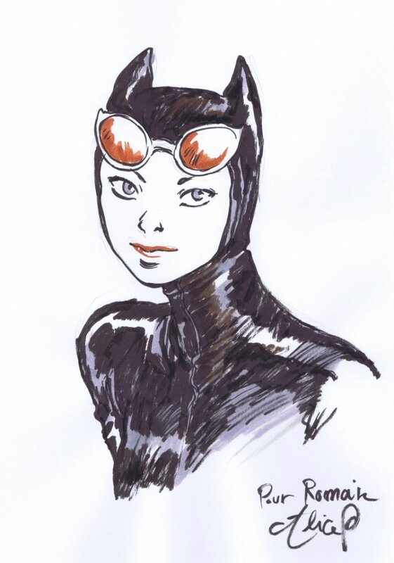 Catwoman par Picard - Sketch