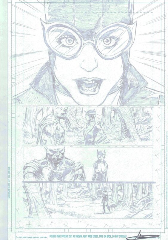 Manuel Garcia, Catwoman Justice League of America - Planche originale