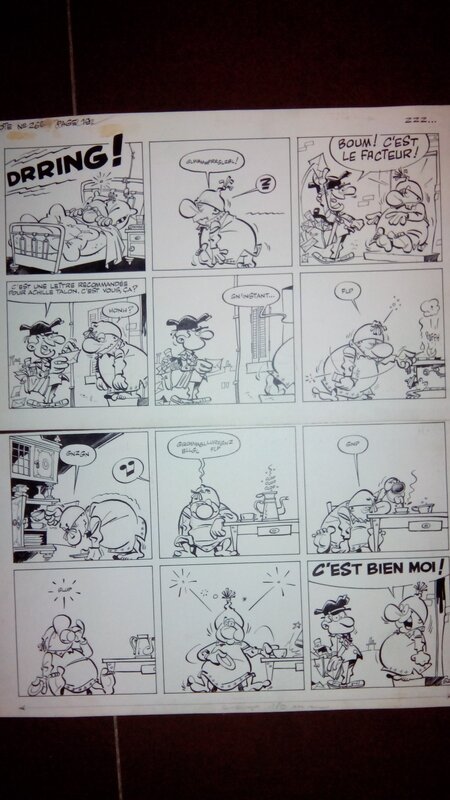 Achille Talon par Greg - Planche originale