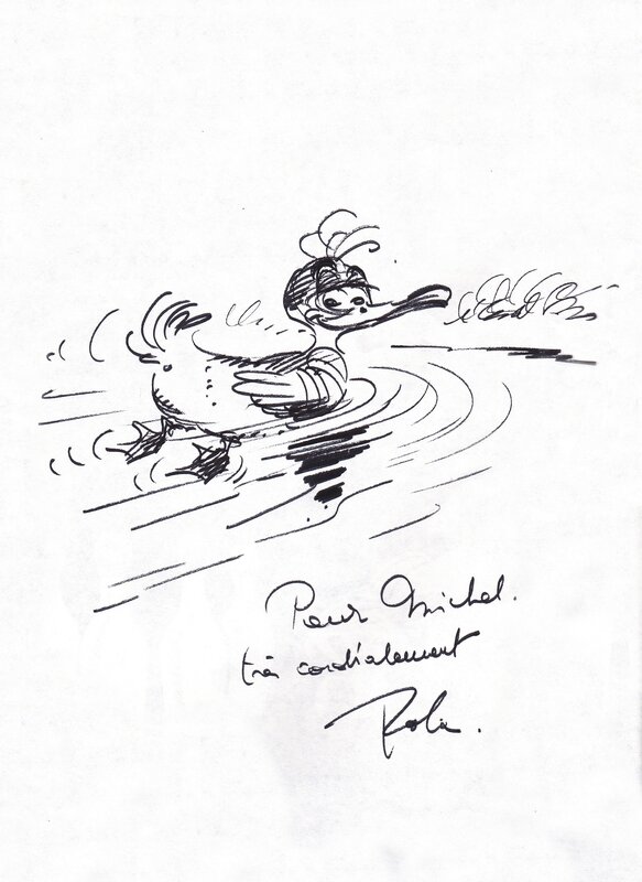 Canard par Jean Roba - Dédicace