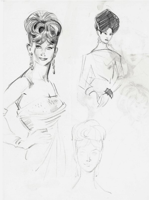 La mode by André Franquin - Original art