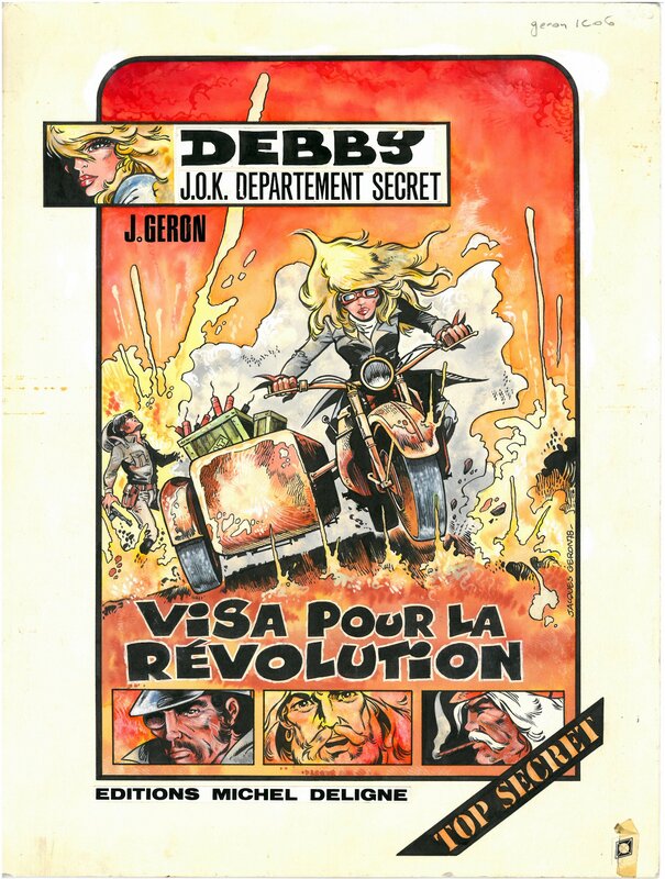 Debby par Jacques Géron - Couverture originale