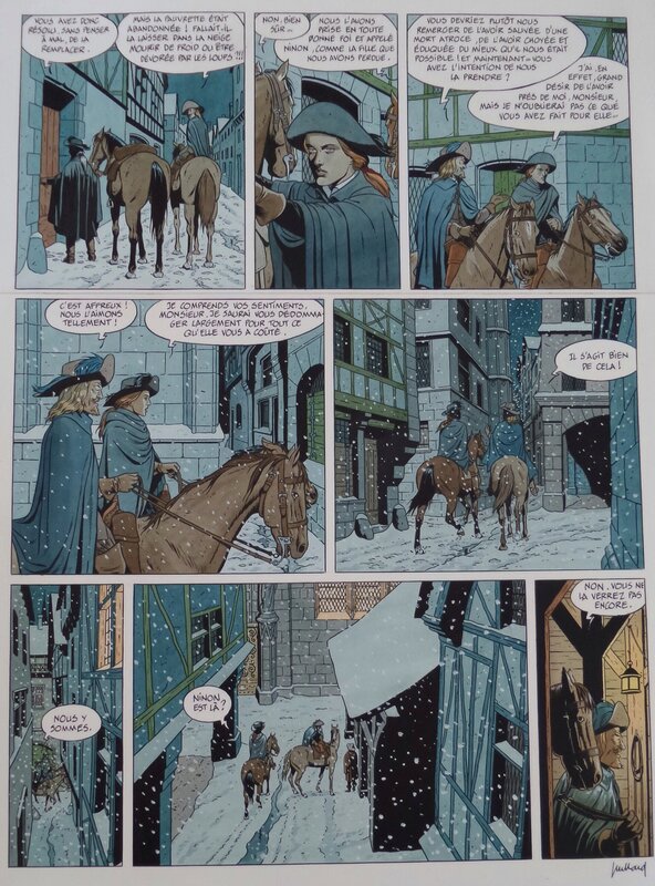 André Juillard, Les 7 vies de l'épervier - 3eme époque - Comic Strip