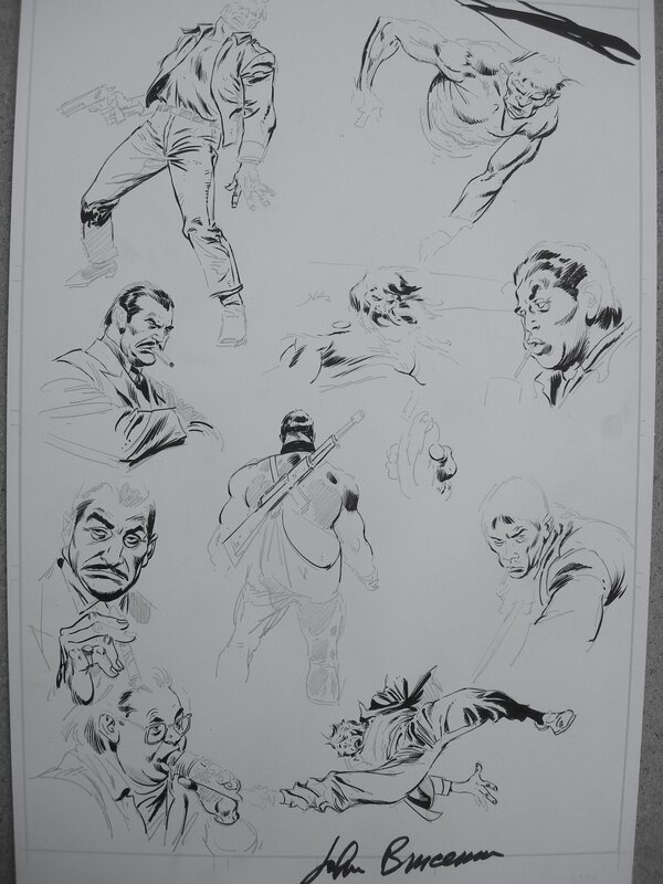 Figures masculines by John Buscema - Original art
