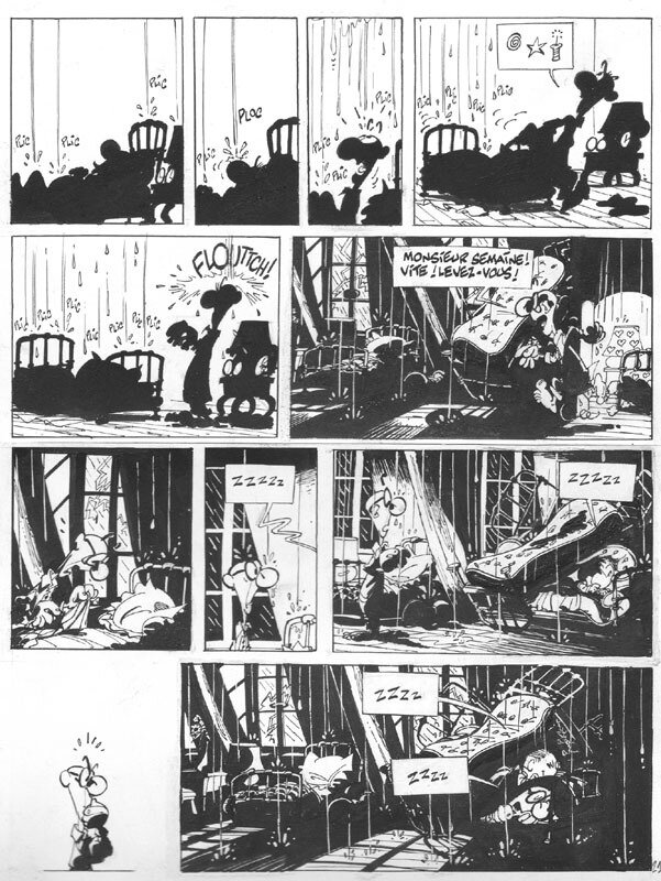 André Geerts, Jojo au pensionnat - Planche 21 - Planche originale