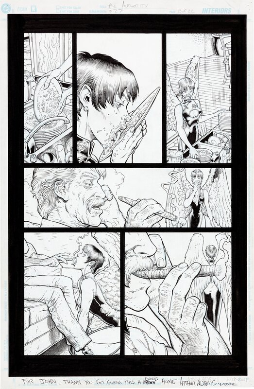 Arthur Adams, Tim Townsend, The Authority #27 Page 13 - Planche originale