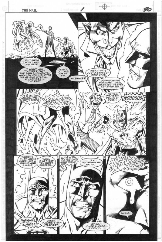 Alan Davis, Farmer Mark, Alan DAVIS: THE NAIL #1 p.40 - Planche originale