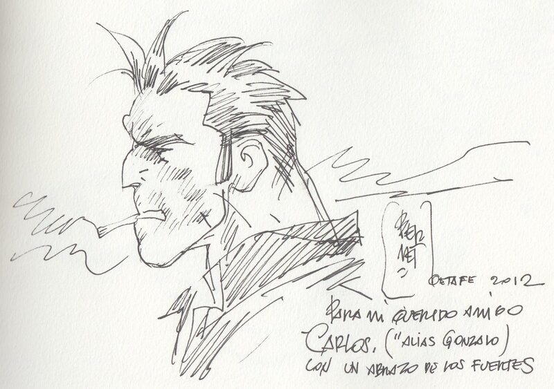 Torpedo 1936 par Jordi Bernet - Dédicace