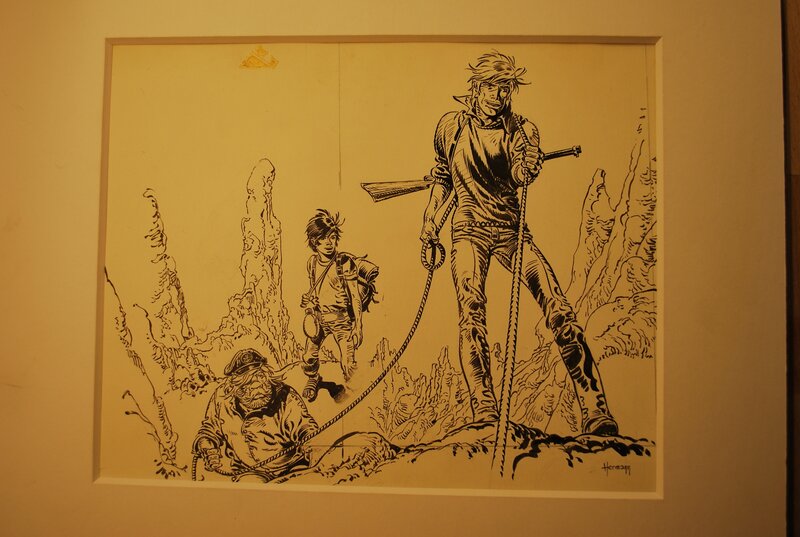 Hermann, Dessin Bernard Prince des années '70 - Comic Strip