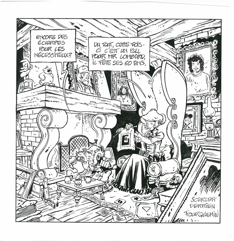 Miss Endicott by Xavier Fourquemin - Comic Strip