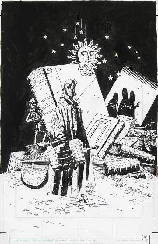 Mike MIGNOLA - Hellboy Enigma - Original Cover