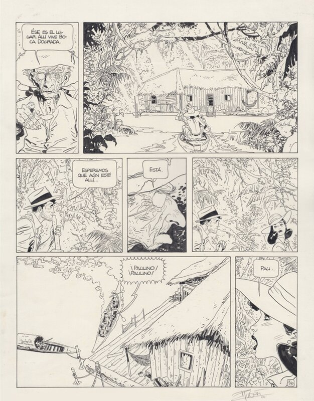 Rubén Pellejero, Jorge Zentner, Boca Dourada. Dieter Lumpen Cap. 8, pág. 10 - Comic Strip
