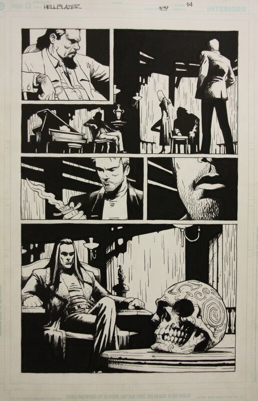 Marcelo Frusin, Hellblazer #189 Pg 14 - Comic Strip