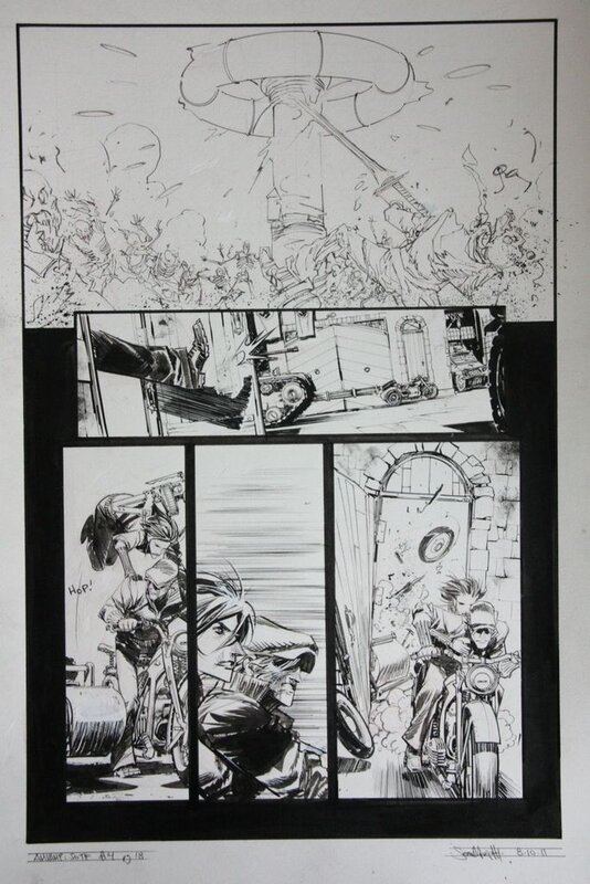 Sean Murphy, American Vampire SOTF #4 Pg 18 - Planche originale