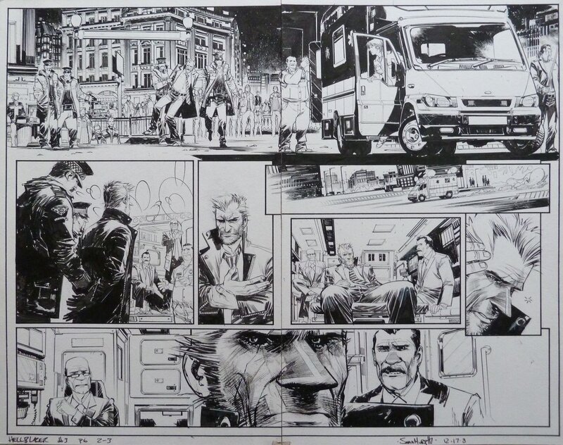 Sean Murphy, Hellblazer City Of Demons #3 Pg 2-3 - Comic Strip