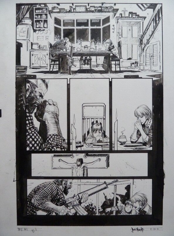 Sean Murphy, Punk Rock Jesus #1 Pg 1 - Planche originale