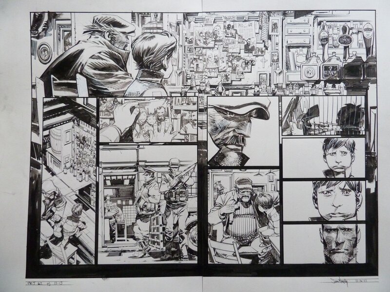 Sean Murphy, Punk Rock Jesus #2 Pg 12-13 - Planche originale