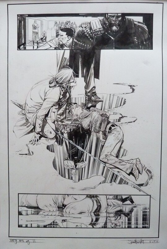 Sean Murphy, Punk Rock Jesus #4 Pg 11 - Planche originale