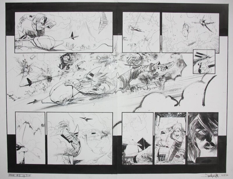 Sean Murphy, The Wake #9 Pg 14-15 - Planche originale