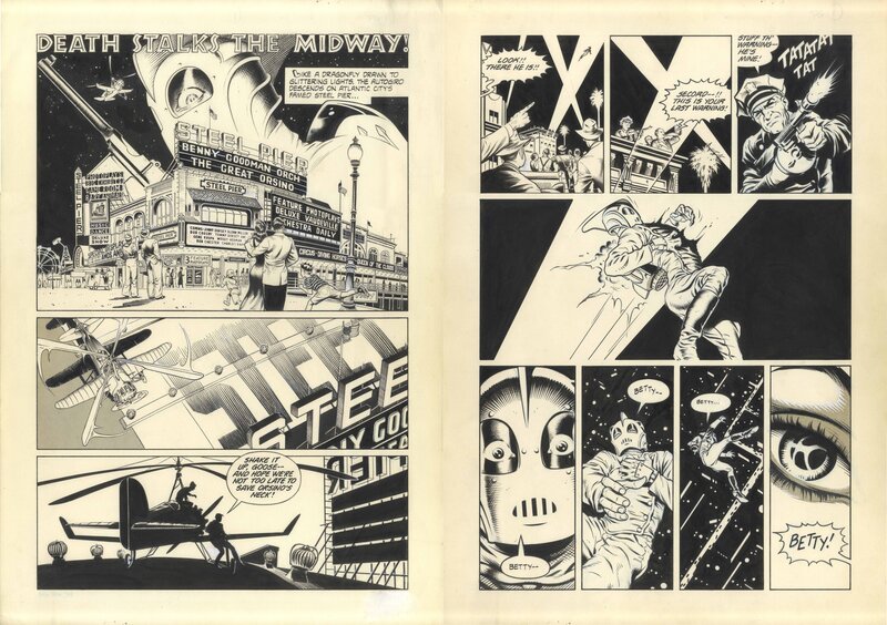 Dave Stevens, The Rocketeer, Volume 2, Cliff's New York Adventure - Comic Strip