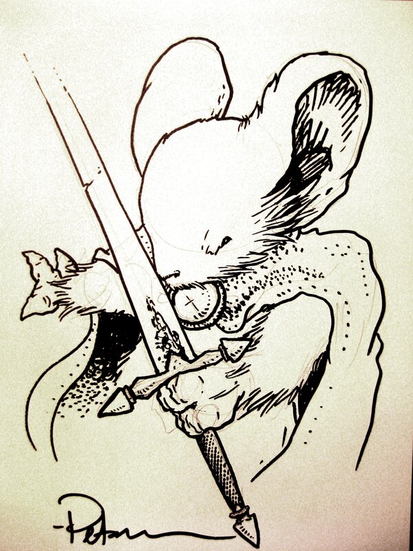 Mouse guard par David Petersen - Sketch