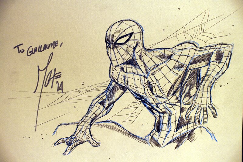 Spiderman par Marco Checchetto - Sketch