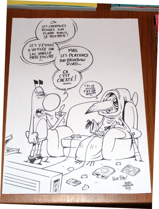 Super Mario Kart par Boris Mirroir - Illustration originale