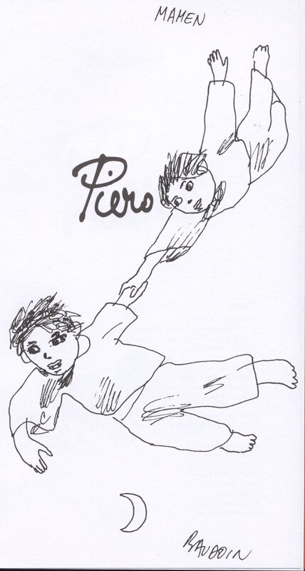 Piero par Edmond Baudoin - Dédicace
