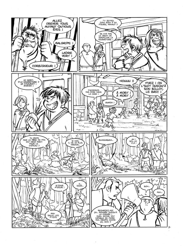 Cécile, Le Livre de Piik. Tome 1 page 2 - Planche originale