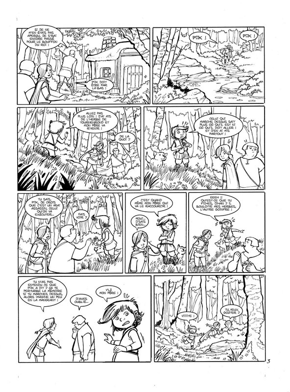 Cécile, Le livre de Piik tome 1. Page 3. Editions Bamboo. A paraître en Janvier 2015 - Comic Strip